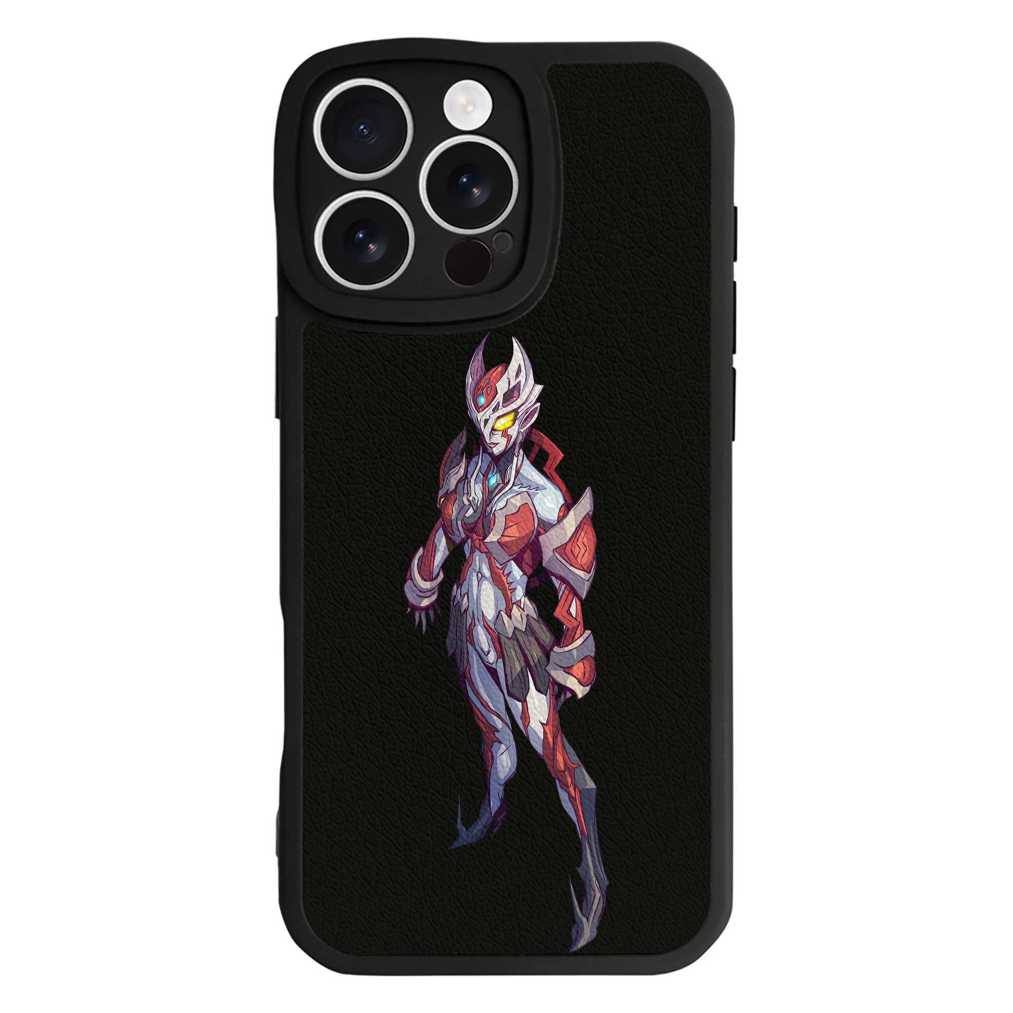 （画像用） ウルトラマン Ultraman 【iPhone 16シリーズ対応】シリコンスマホケース（レザー調） 材質：シリコン